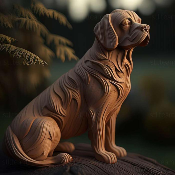 3D model Hungarian vyzhla dog (STL)